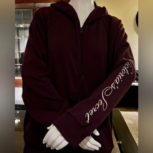 A very soft zip up hoodie by Victoria’s Secret